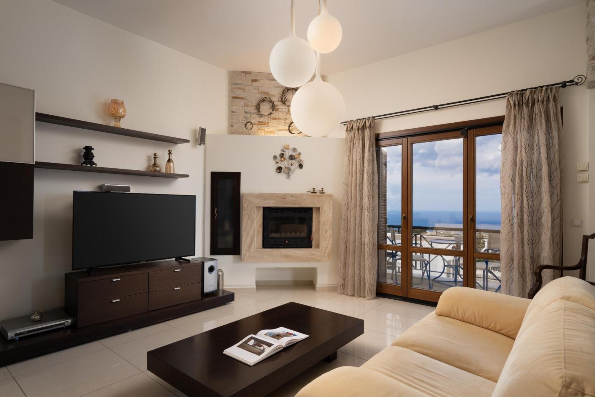 Central Seaview Heven Apartment In Firá Buitenkant foto